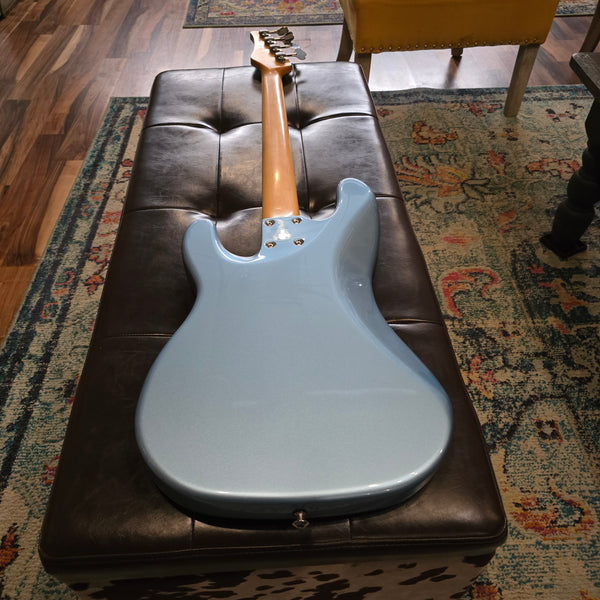 Mike Lull P4 Bass - Ice Blue Metallic - Brazilian Rosewood w/ Hardshell Case - P