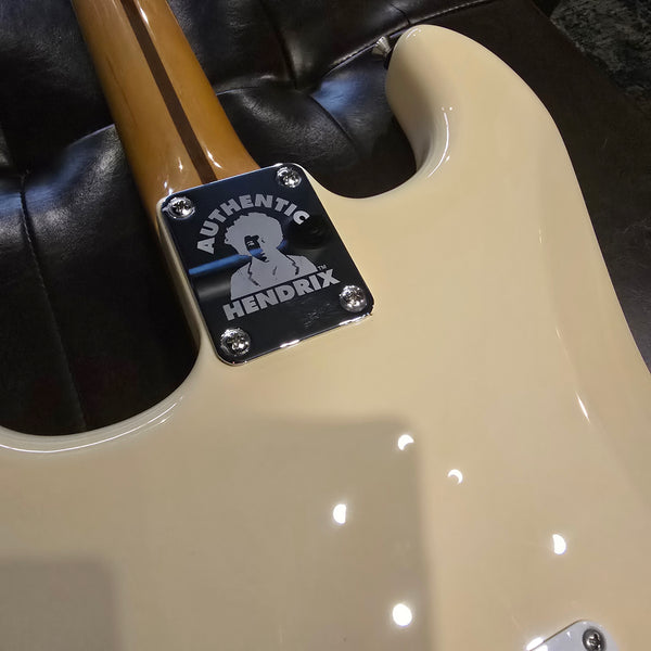 2024 Fender Hendrix Stratocaster - Olympic White w/ Upgrades and Hardshell Case Strat