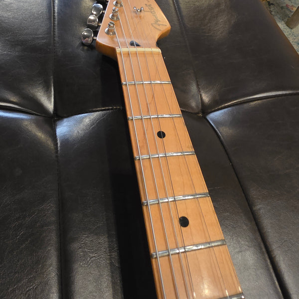 1996 Fender Jimmie Vaughn Tex Mex Stratocaster - MIM - Candy Apple Red - w/Hardshell Case