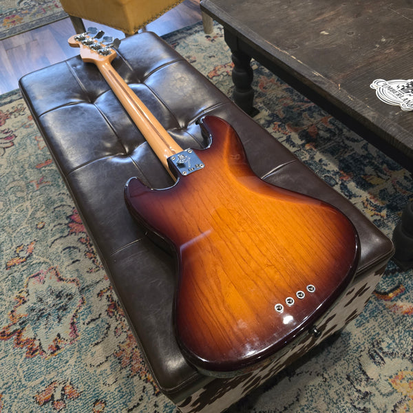 Used Warmoth Fender Jazz Parts Bass - Sunburst