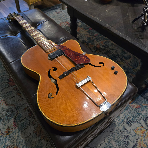 1950s ? 1960s? El Ray Electric Archtop - Made in Italy - w/Hardshell Case