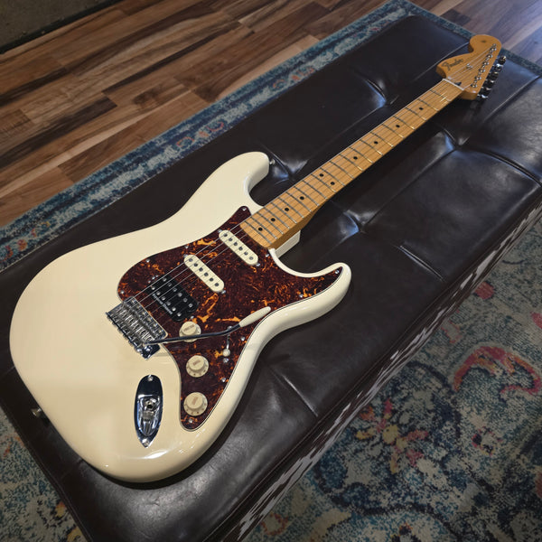 2024 Fender Hendrix Stratocaster - Olympic White w/ Upgrades and Hardshell Case Strat