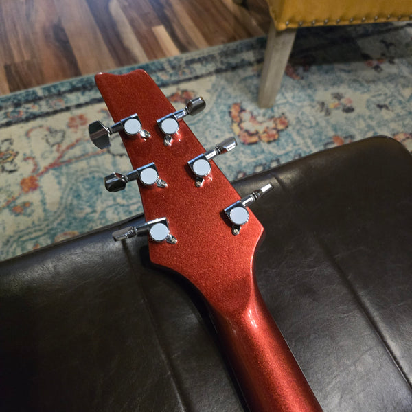 Faux Ibanez Iceman - Red Yuenger Stars - Locking Tremolo - Chibanez