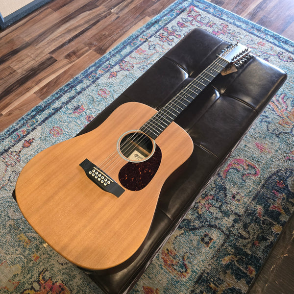 2017 Martin D12X1AE - 12-String Acoustic Electric Dreadnaught - Natural - w/Hardshell Case