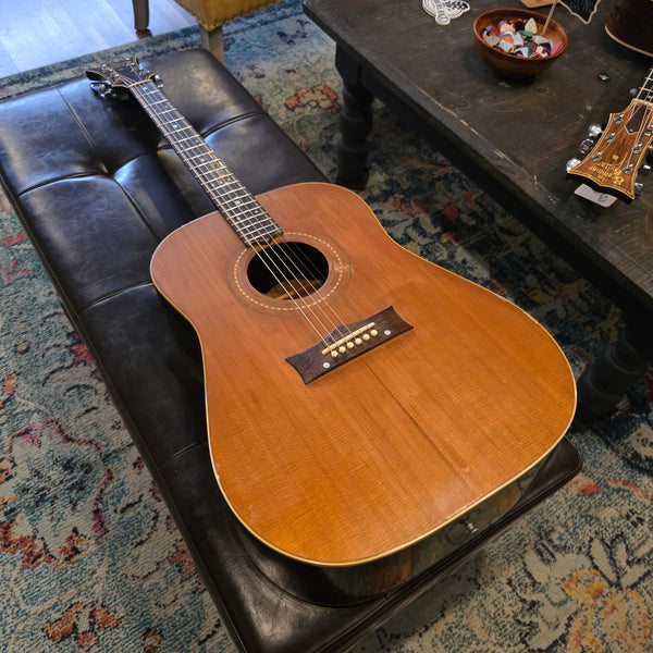 1969 Grammer / Ampeg G-30 - Mahogany Dreadnaught - Natural/Sunburst - w/Gig Bag