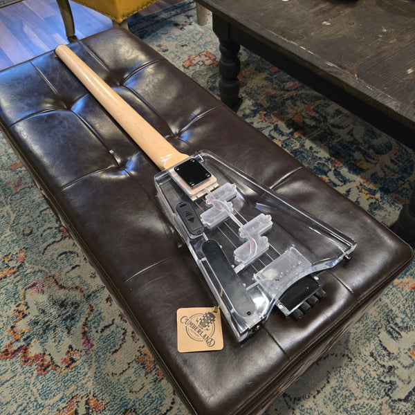 Headless Transparent Lucite LED Light Show Wedge Bass