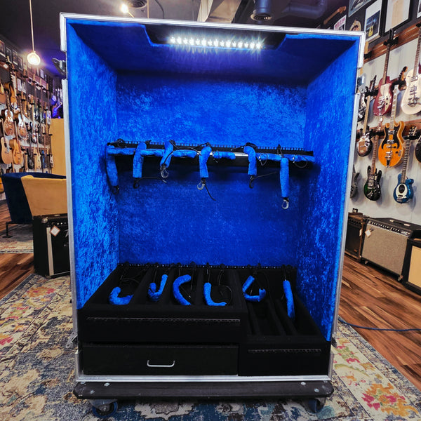 Mental Case - Touring Guitar Vault - Road Ready Case - White/Blue