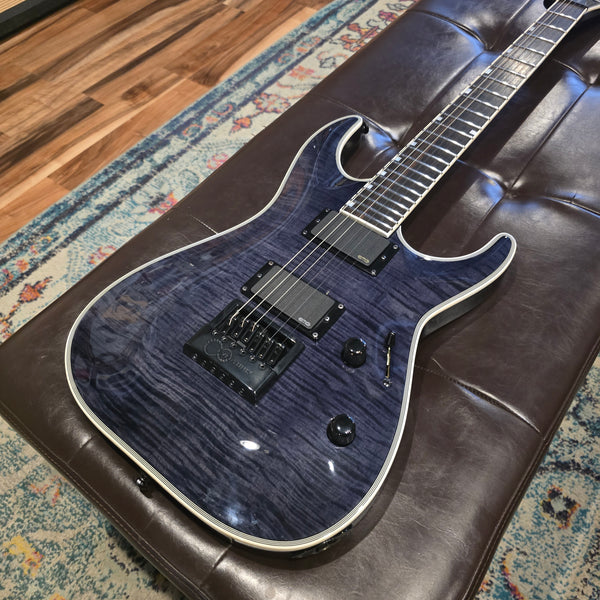 2020 ESP LTD MH-1000ET Deluxe - EverTune - 24v Mod - See Thru Black - w/Hard Case