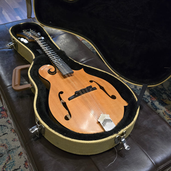 2012 The Lafferty LF5BWN Wide Neck Mandolin - F-Style - Natural - w/Case