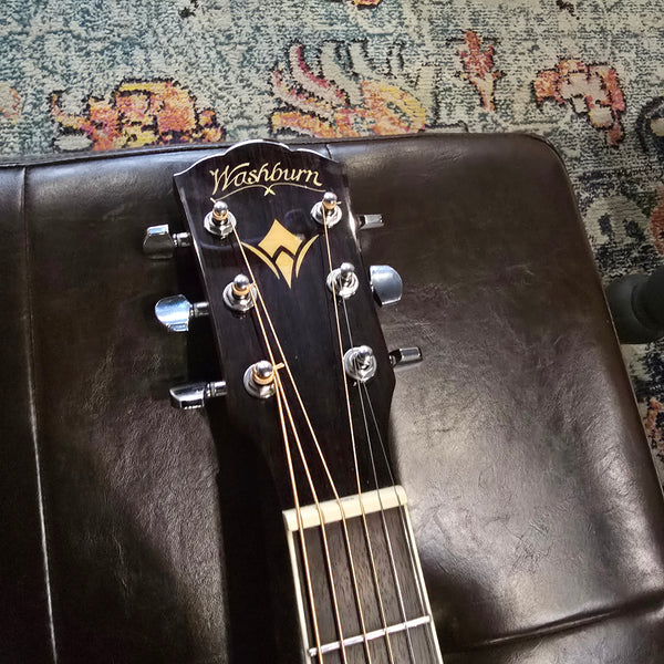 2021 Washburn HD10SCE-0 - Dreadnaught - Natural - Acoustic Electric