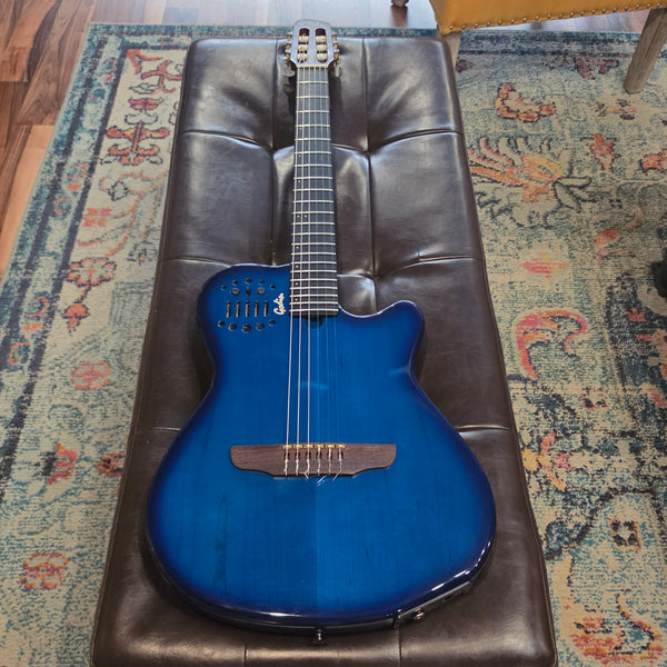 1999 Godin Multiac ACS-SA Nylon - Classical Midi - Blue - w/OHSC