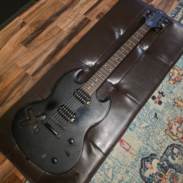 2001 Epiphone - Pierced - Gothic SG - Matte Black