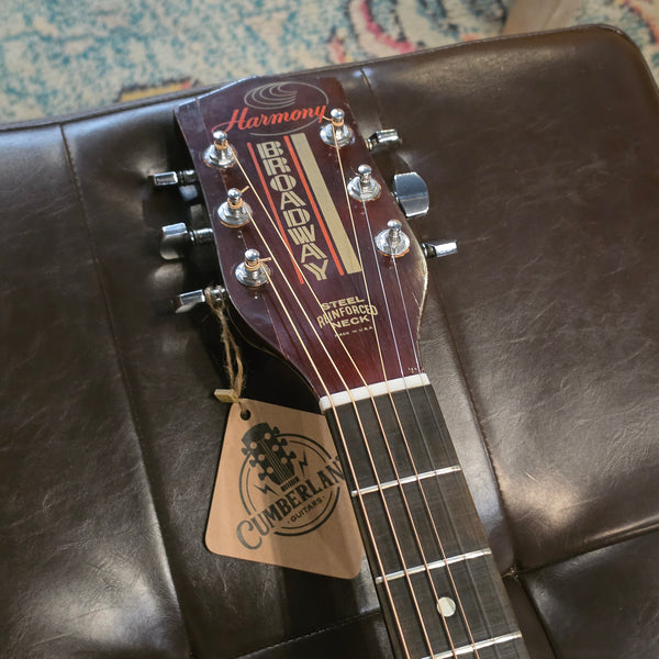 1962 Harmony Broadway H954 Auditorium Archtop Acoustic - w/Case
