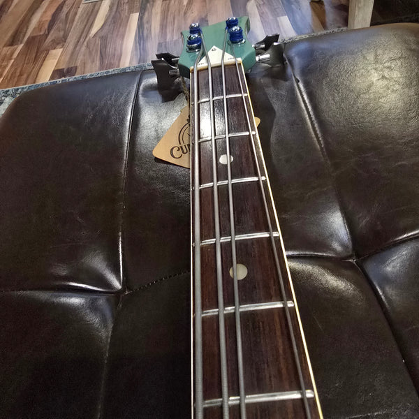 1960s Matsumoku Violin Bass MIJ Japan - Blue - w/ Case