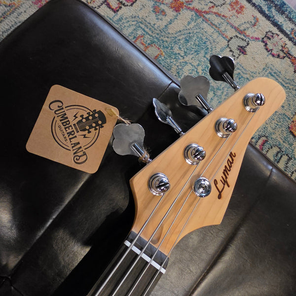 NOS Lyman LP-150 P-Style - Electric Bass - Electric Blue - w/Gig Bag