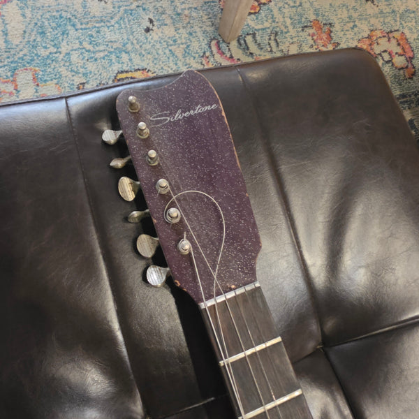 1965 Silvertone 1457 Guitar with Amp / Case Combo - Red - PROJECT