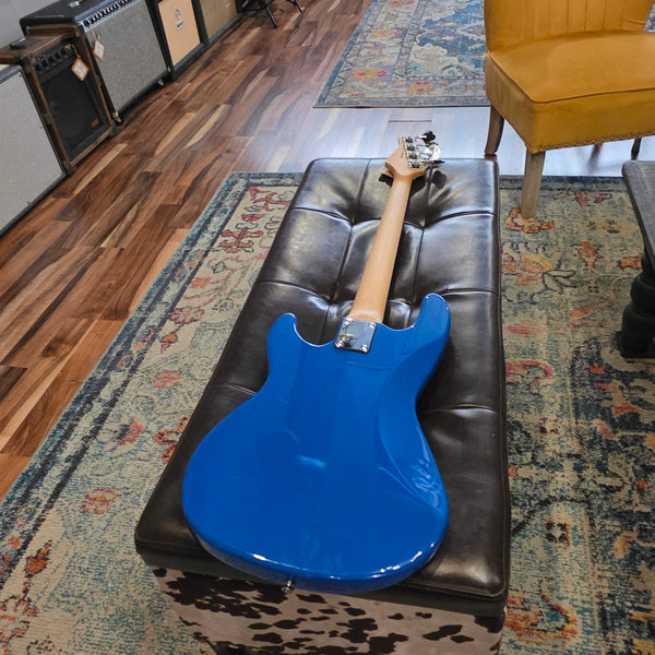 NOS Lyman LP-150 P-Style - Electric Bass - Electric Blue - w/Gig Bag