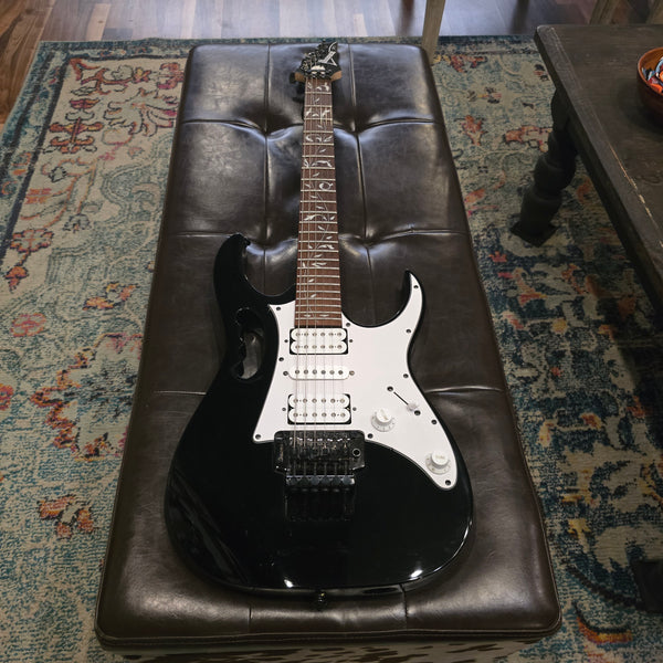 2022 Ibanez Steve Vai Jem Jr. - JEMJRBK - Black