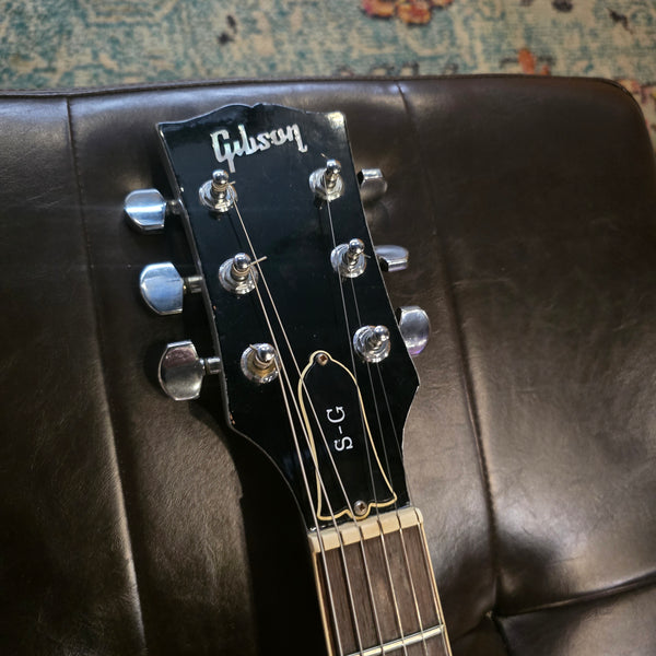 1969 Gibson SG Special - Refinished Silver - Humbuckers - w/ Chainsaw Case