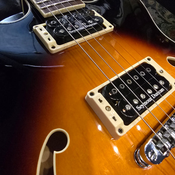 2004 Ibanez AS73-BS-12-01 Artcore Semi-Hollow - Sunburst w/ Upgrades and Case