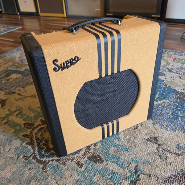 Used Supro Delta King 12 Combo Tube Amp - Tweed & Black
