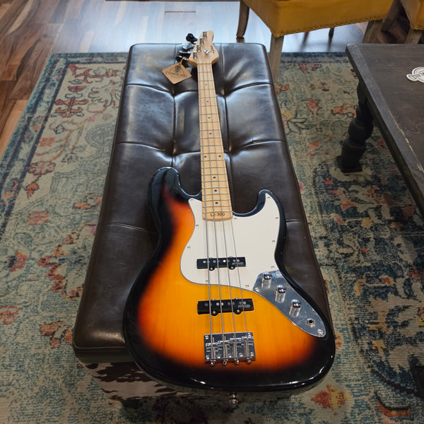 Lyman LJ-300 J-Style - Wilkinson Equipped - Electric Bass - Sunburst - w/Gig Bag