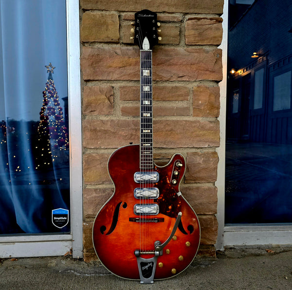 1965 Sears Silvertone H1454 w/ Case - Harmony Built