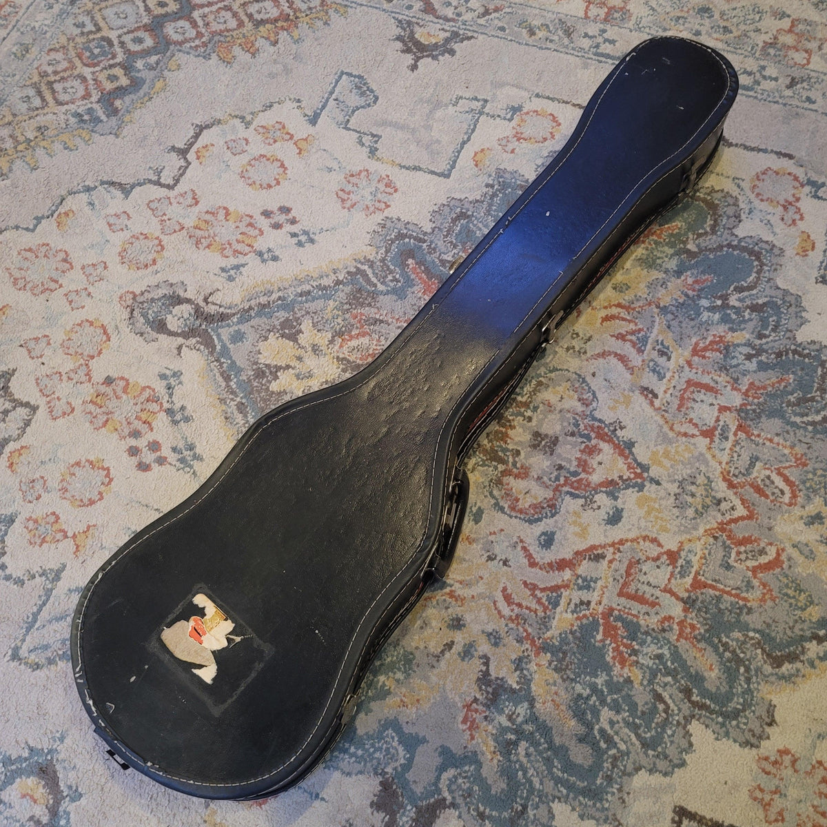 Vintage Black Chipboard Electric or Bass Guitar Case - 1960s? 1970s ...