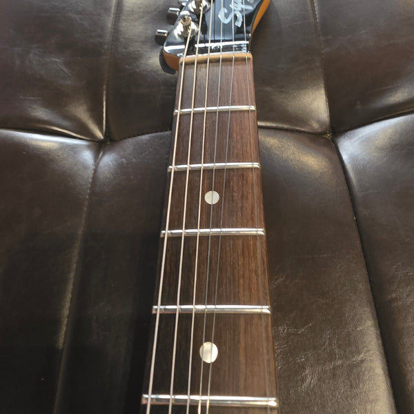Custom Partscaster Telecaster - Silver Sparkle - Bigsby - w/Hardshell Case