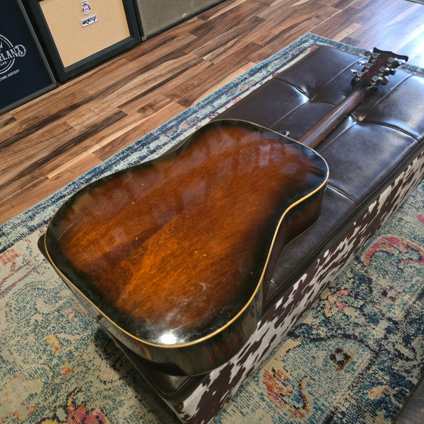 1969 Grammer / Ampeg G-30 - Mahogany Dreadnaught - Natural/Sunburst - w/Gig Bag