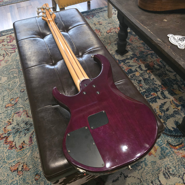 2001 Ibanez BTB 405QM - 5-String Bass - Translucent Purple - w/Hardshell Case