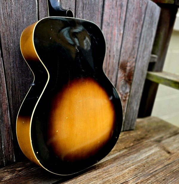 1962 Kay Archtop Acoustic Guitar - Sunburst - w/ Case