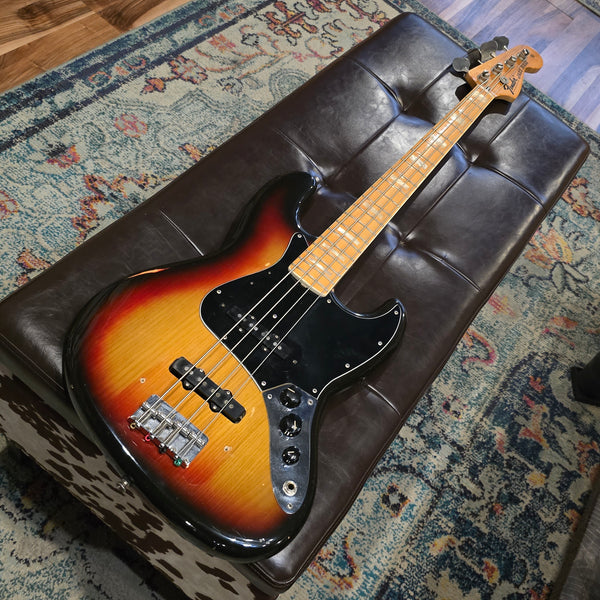 1975 Fender Jazz Bass - Sunburst - Maple - w/ OHSC