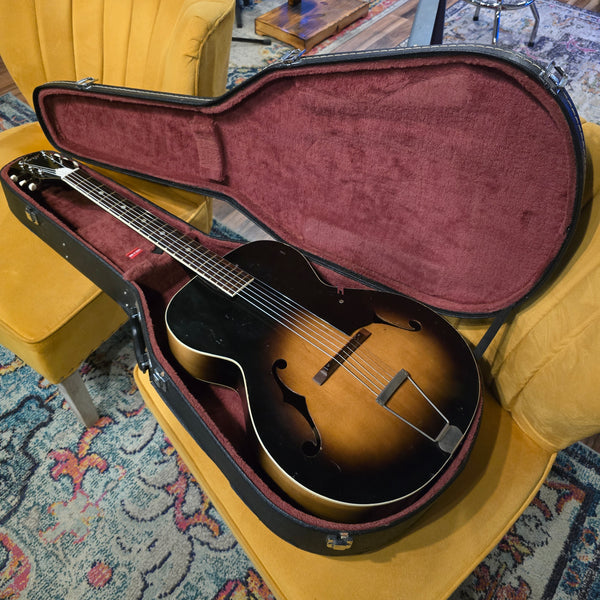 1962 Kay Archtop Acoustic Guitar - Sunburst - w/ Case