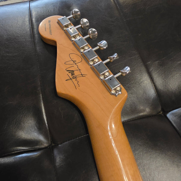 1996 Fender Jimmie Vaughn Tex Mex Stratocaster - MIM - Candy Apple Red - w/Hardshell Case