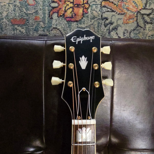 2022 Epiphone Inspired by Gibson J-200 - Vintage Sunburst - Acoustic Electric