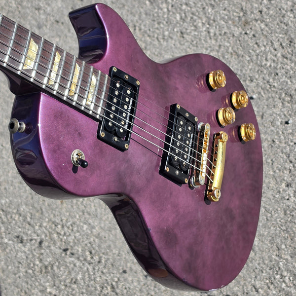 1975 Gibson Les Paul Deluxe - Refin - Purple - Humbucker - w/Hard Case