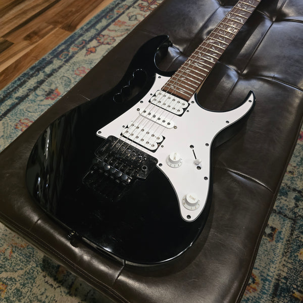 2022 Ibanez Steve Vai Jem Jr. - JEMJRBK - Black