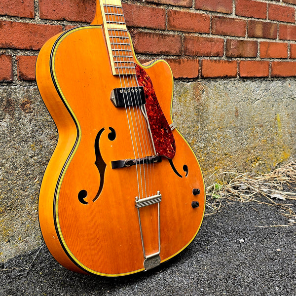 1950s ? 1960s? El Ray Electric Archtop - Made in Italy - w/Hardshell Case