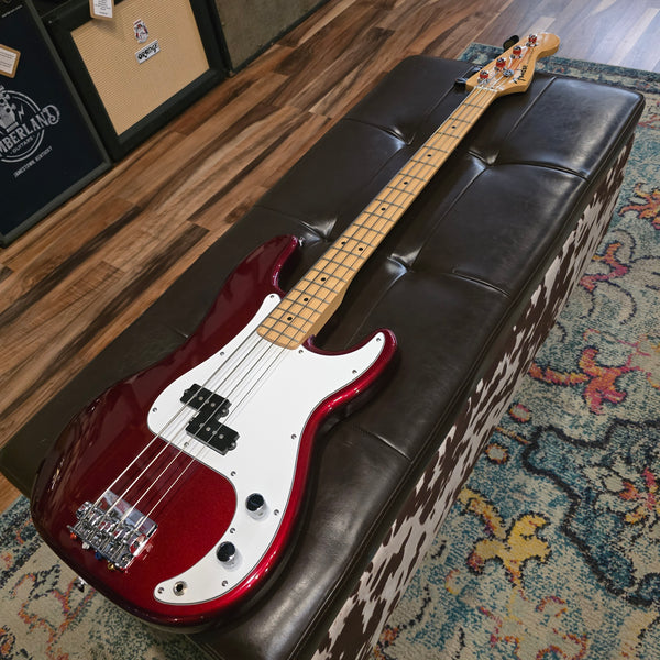 2025 Fender Standard Series - Precision P Bass - Candy Apple Red - Babicz Upgrade