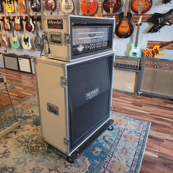 2007 Mesa Boogie Half Stack Touring Rig - Dual Rectifier Solo Tube Amp Head + 4x12 Cabinet + Road Cases