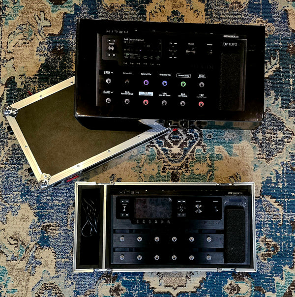 Line 6 Helix Floor Processor Pedal w/Road Case + Packaging