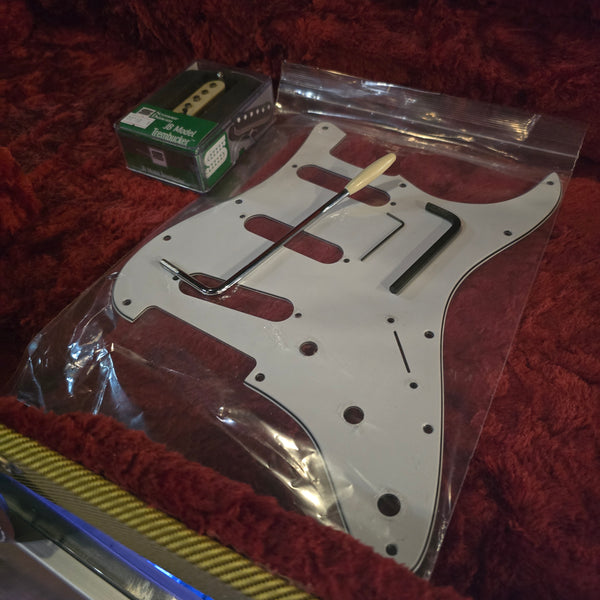 2024 Fender Hendrix Stratocaster - Olympic White w/ Upgrades and Hardshell Case Strat