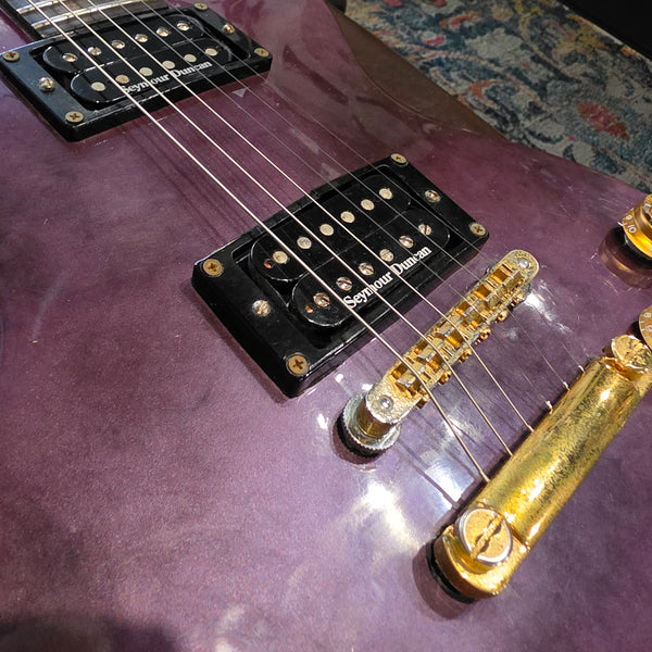 1975 Gibson Les Paul Deluxe - Refin - Purple - Humbucker - w/Hard Case
