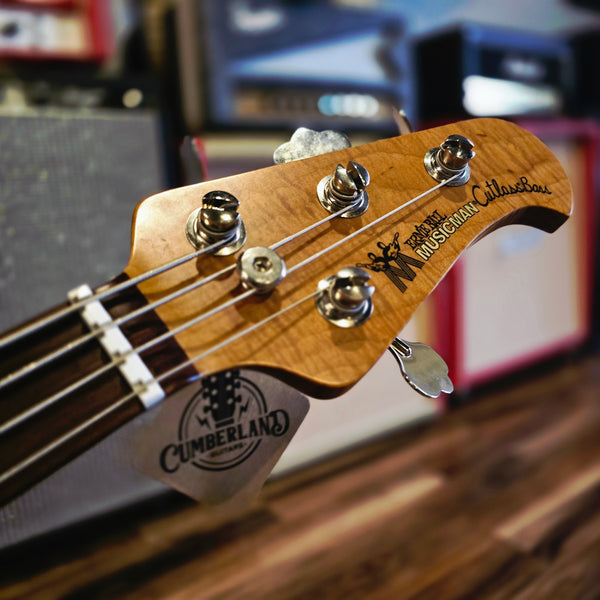 2019 Ernie Ball Music Man - Cutlass Bass - One of a Kind - Sea Foam Green Sparkle - w/OHSC