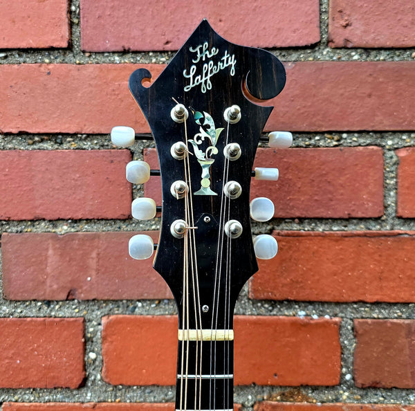 2012 The Lafferty LF5BWN Wide Neck Mandolin - F-Style - Natural - w/Case