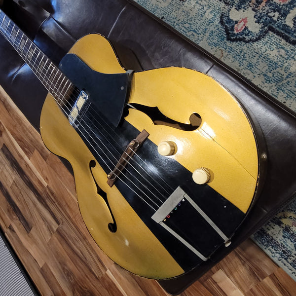 1963 Harmony H37 Hollywood Electric Archtop - Gold