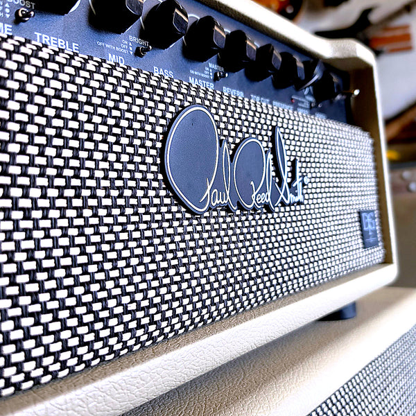 Used PRS DGT 15 Head + Cabinet Stack - 15-watts - 1x12 - White - w/Footswitch