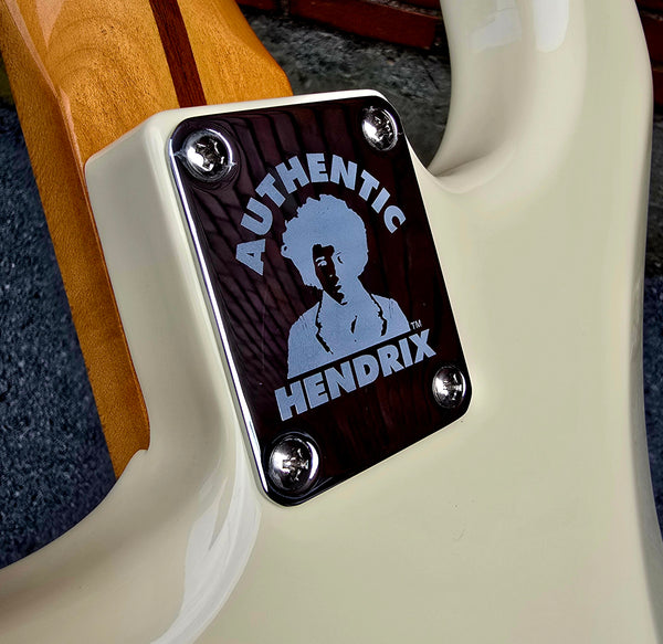 2024 Fender Hendrix Stratocaster - Olympic White w/ Upgrades and Hardshell Case Strat
