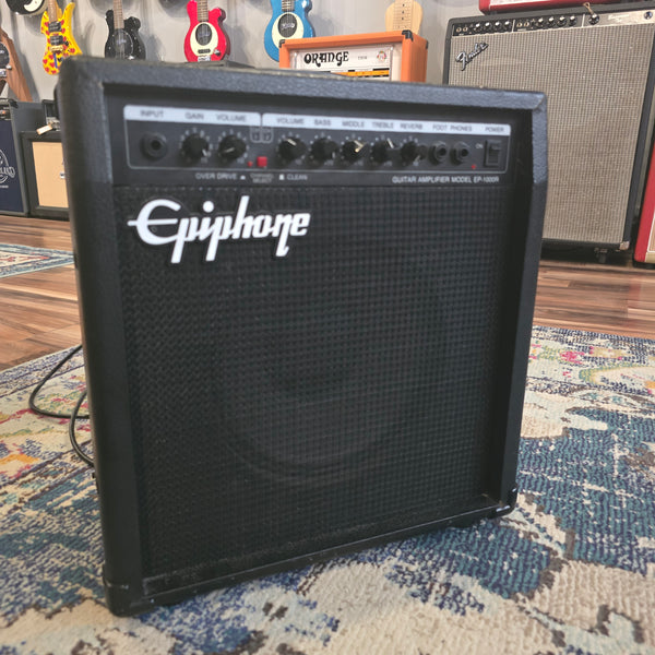 1994 Epiphone EP 1000R - 25-Watt - 10" Speaker - Guitar Combo Amp - Black